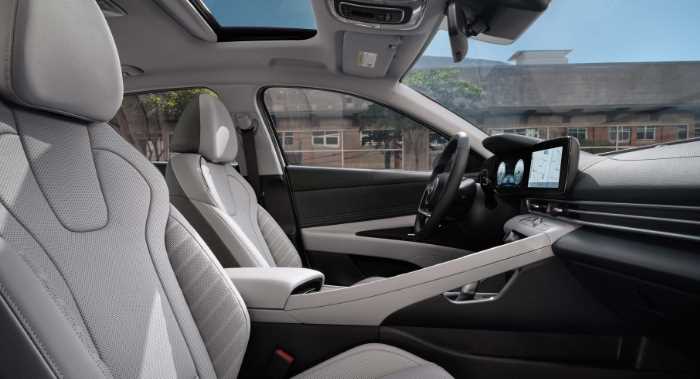 New 2022 Hyundai Elantra Hybrid Interior