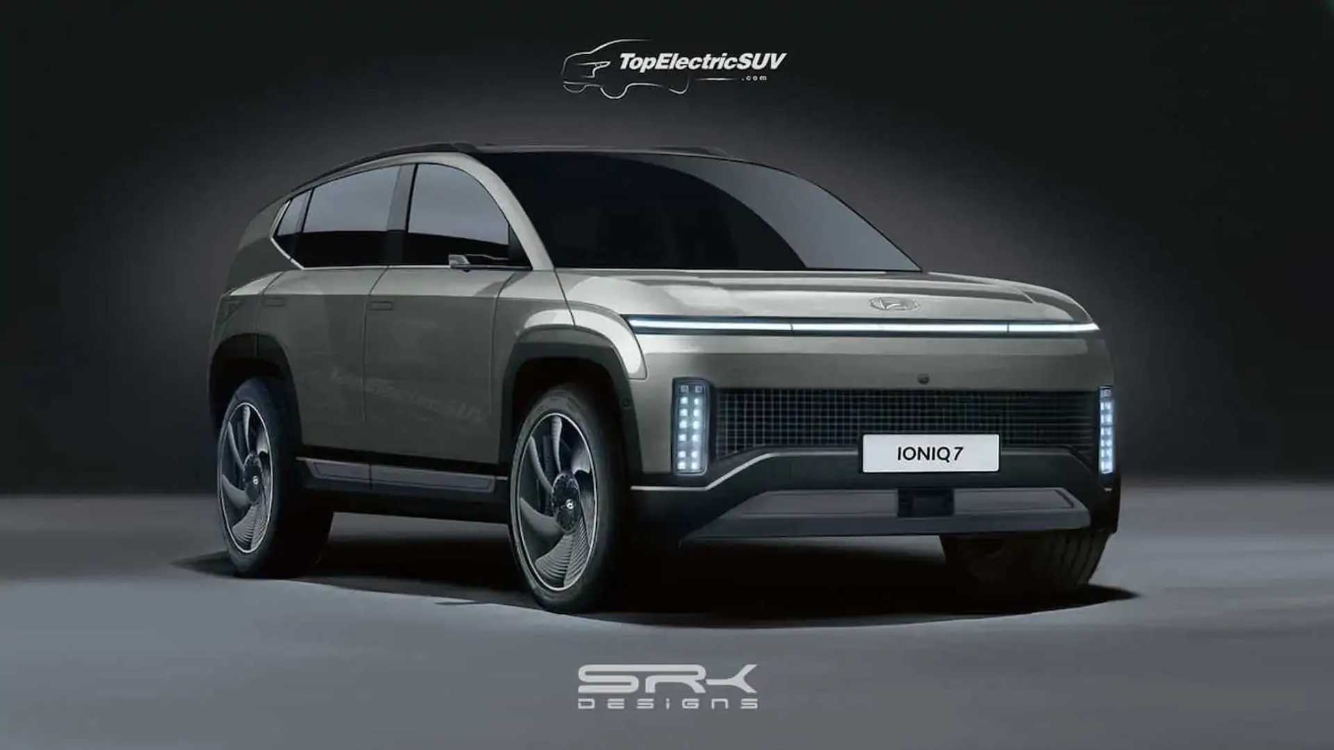 2024 Hyundai Ioniq 7 Stays True To Seven Concept In This Rendering