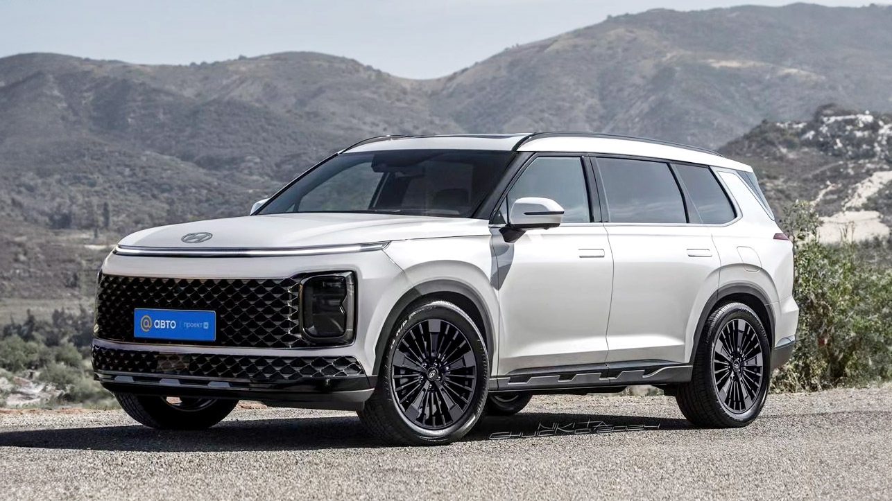 2026 Hyundai Palisade SUV s Edgy Redesign Rendered To Reality Carscoops