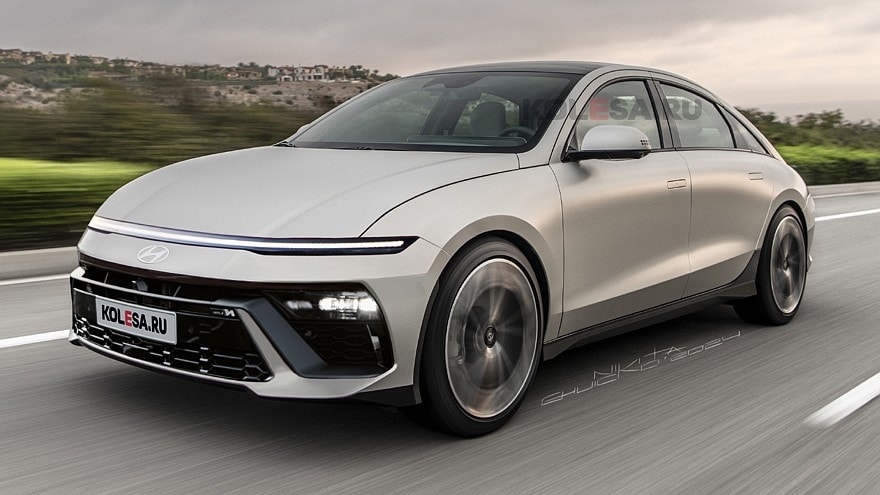 Rendering 2026 Hyundai Ioniq 6 Grows Into A Better Looking Suit Autoevolution