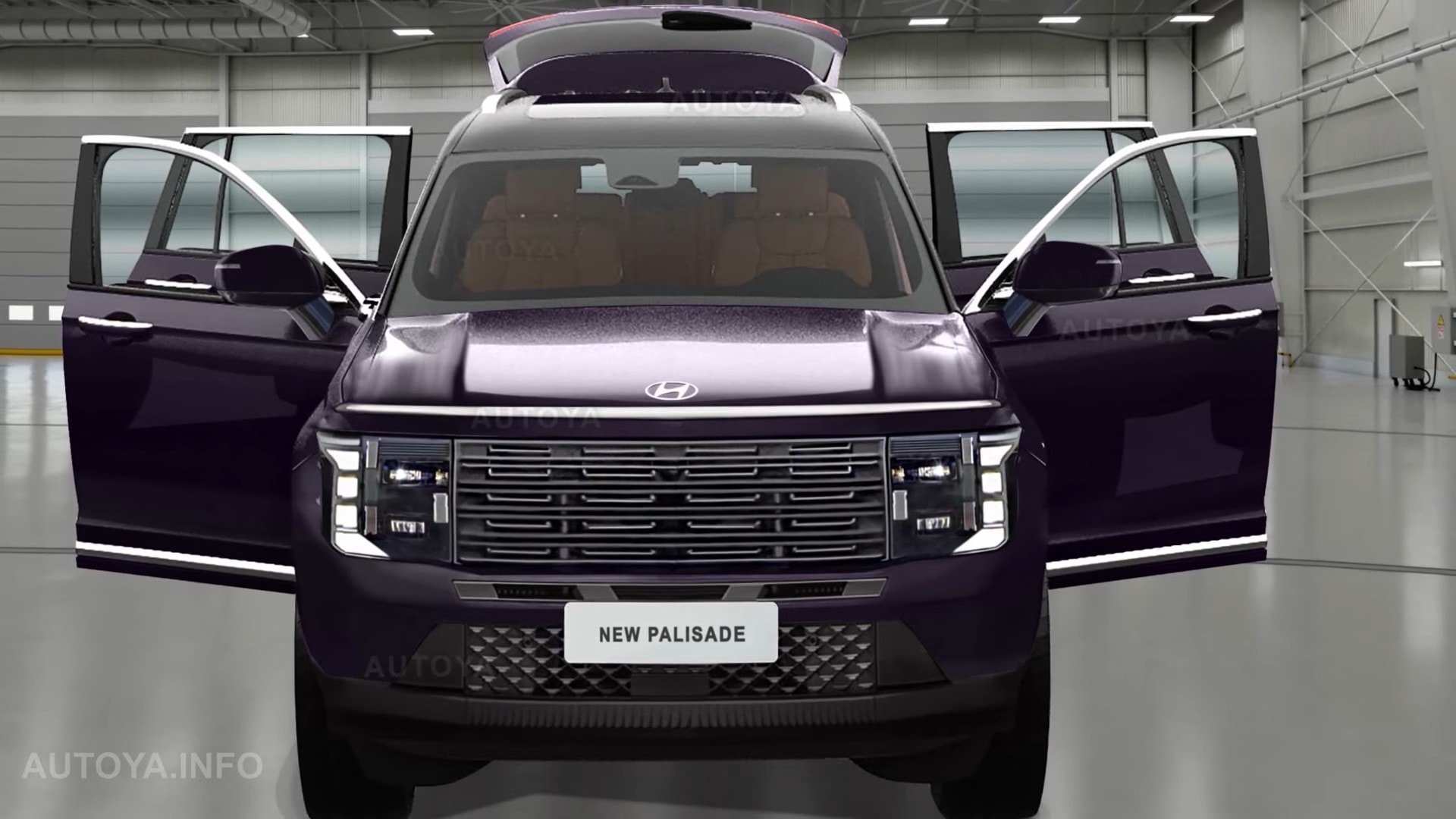 New 2026 Hyundai Palisade LX3 PHEV Gets Digitally Previewed Inside And 