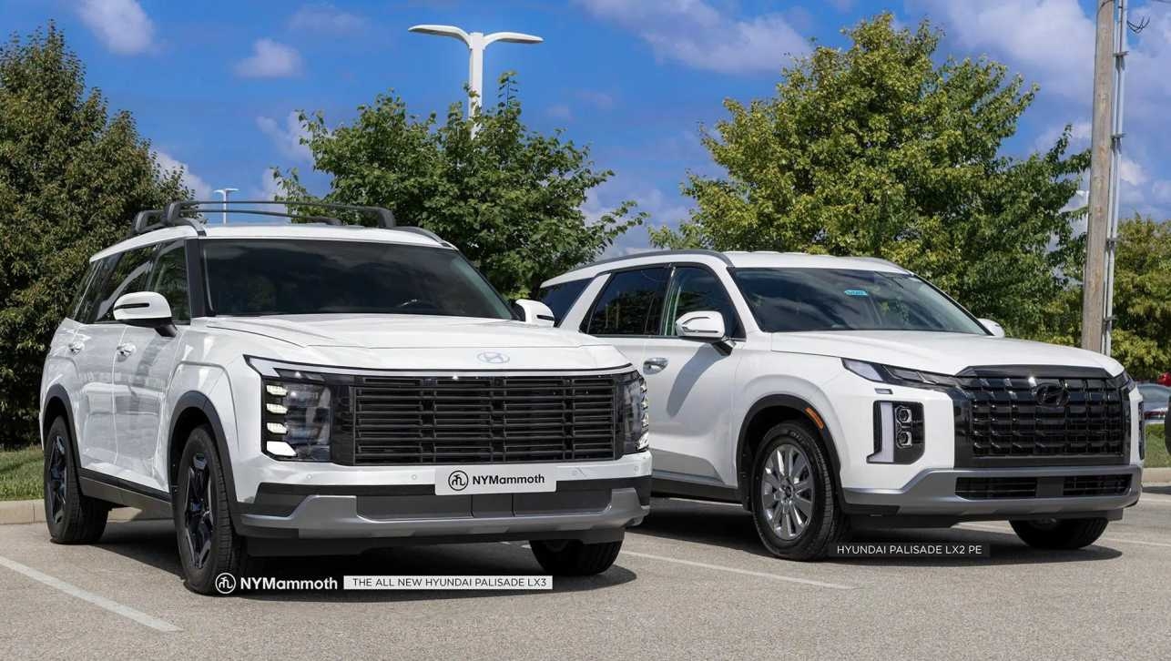 New Family SUV Imagined Next gen 2026 Hyundai Palisade Hybrid Rendered 